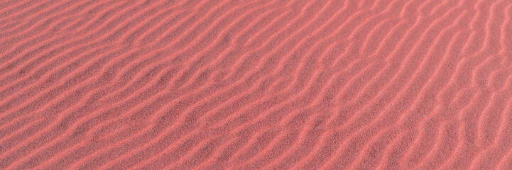 Landscape on planet Mars, sand dunes scenic desert scene on red planet ground. Real abstract...