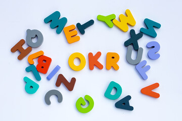 Obraz premium OKR or Objective Key Results