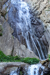 Abai-Su waterfall. North Caucasus, Kabardino-Balkaria June 2021.