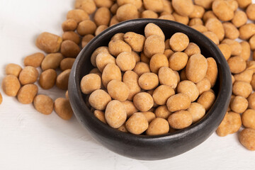 Tasty Peanuts Covered With A Crunchy Layer Of Wheat Flour