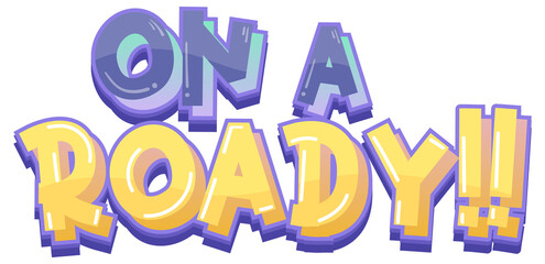 One a roady typography logo