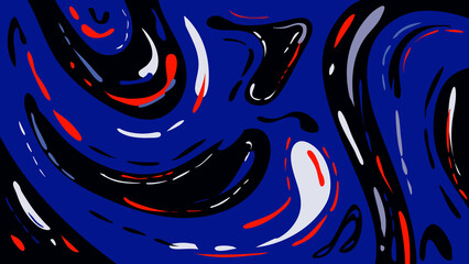 blue abstract movement flowing wave fluid background illustration wallpaper artwork mural texture template © rchidayat