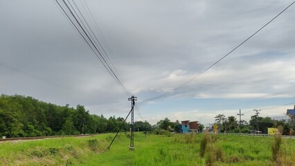 cable car in the mountains