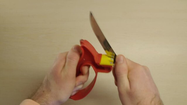 Sharpening A Knife
