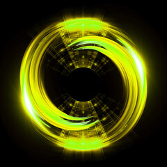 abstract background with tunnel