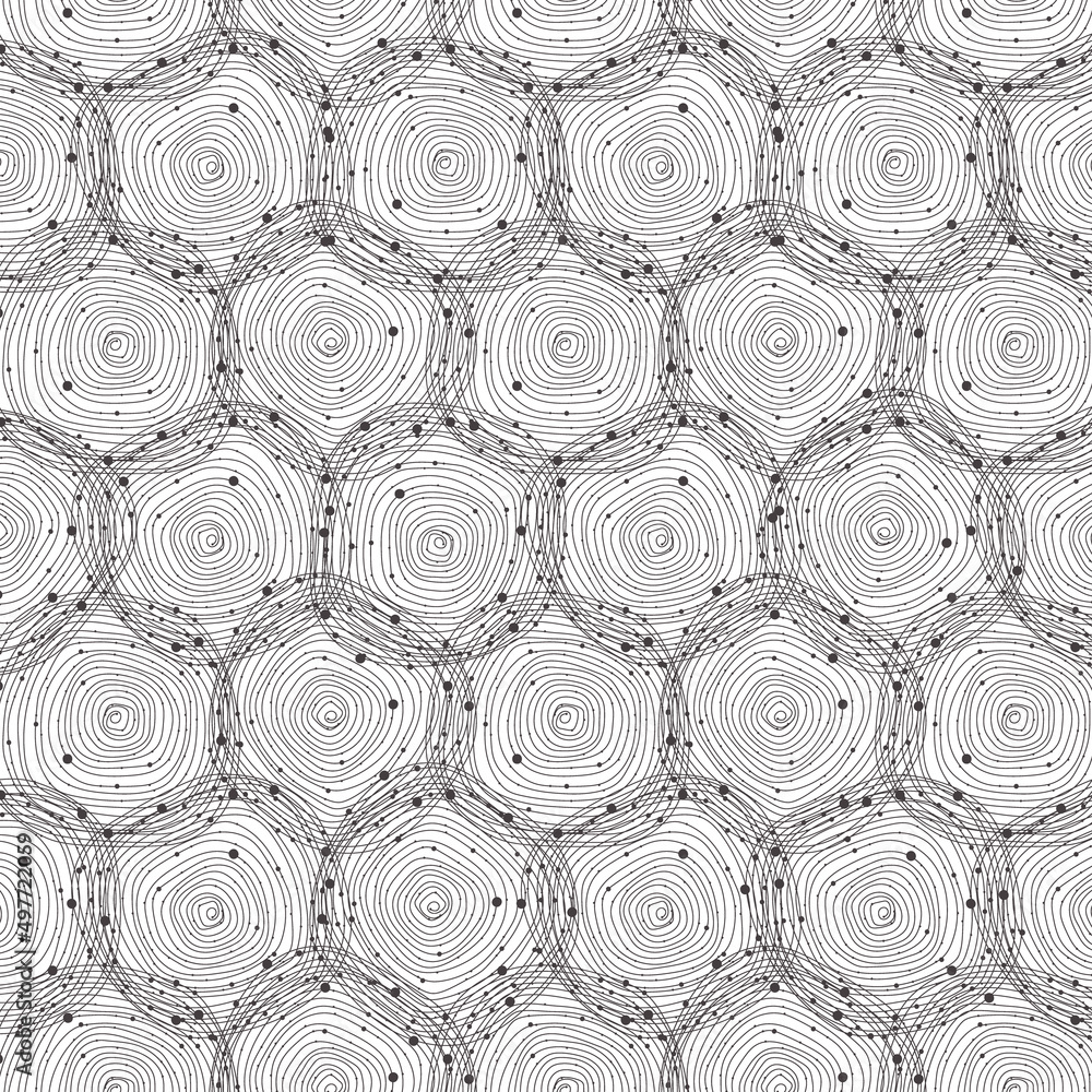 Sticker abstract large circle pattern background
