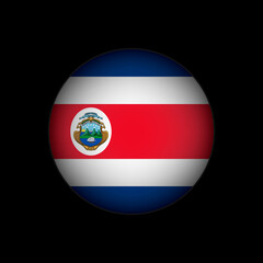Fototapeta premium Country Costa Rica. Costa Rica flag. Vector illustration.