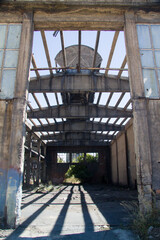 Obraz premium old abandoned factory