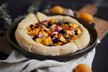 homemade sweet pizza