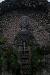 statue in the garden