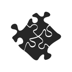Hand drawn icon Puzzle