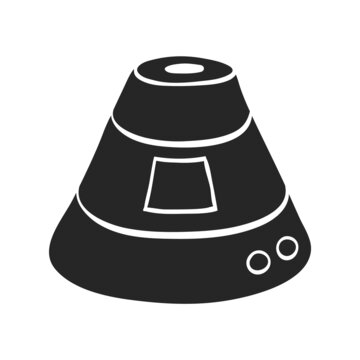 Hand Drawn Icon Space Capsule