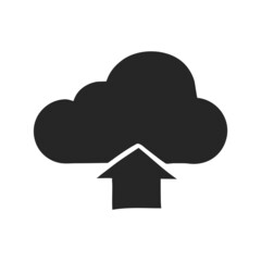 Hand drawn icon Cloud upload