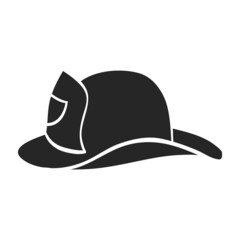 Hand drawn icon Fireman hat