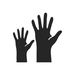Obraz premium Hand drawn icon Hands