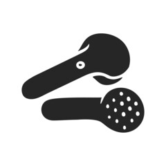 Hand drawn icon bluetooth speaker vector illustration