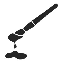 Hand drawn icon Paint brush