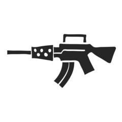Hand drawn icon Vintage Firearm