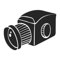 Hand drawn icon Camera