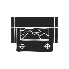 Hand drawn icon Printing proof