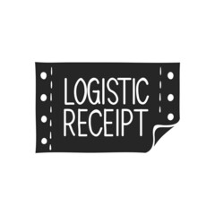 Hand drawn icon Logistic receipt