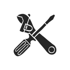Hand drawn icon Mechanic tools