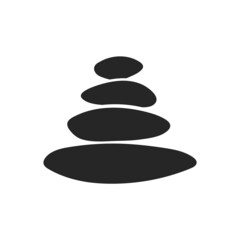 Hand drawn icon Spa stone