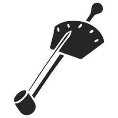 Hand drawn icon Torque wrench icon vector illustration