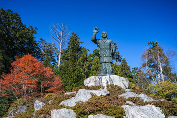 埼玉県秩父市 三峯神社 日本武尊銅像