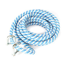 Car tow rope isolated on white background