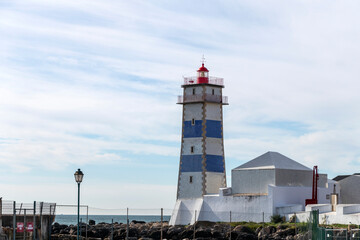 Fototapeta na wymiar Lighthouse Museum of Santa Marta, Cascais, Lisbon District, Portugal, Europe