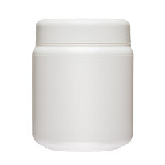 Cosmetic bottles with lid isolated on white background. Bottle with hand sanitizer. Antimicrobial liquid gel. Hand hygiene. Shampoo bottle. Medicine bottle. Liquid soap.