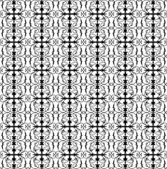 Ornate Iron Gate Seamless Vector Pattern