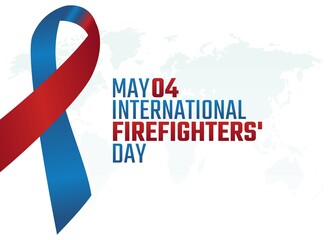 vector graphic of international firefighters' day good for international firefighters' day celebration. flat design. flyer design.flat illustration.