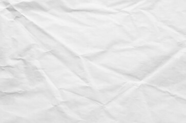 white crumpled paper