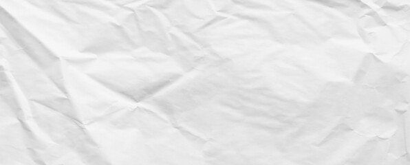 white crumpled paper texture
