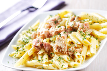 Fresh Pasta Salad with Tuna and Herbs
