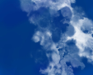 Tie dye cloth texture blue white and indigo abstract background