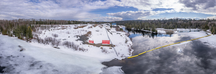 Spring Time High Water Danger - Ontario Hydro Dams - Stay Clear