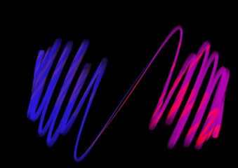 Abstract background with paint brushes