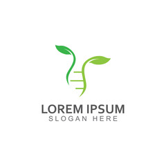 Obraz premium DNA vector logo. Modern medical logo, with vector illustration template design