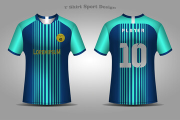 Abstract Football Jersey Template Sport T-shirt Design