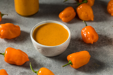 Homemade Organic Habanero Hot Sauce