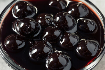 Organic Boozy Dark Maraschino Cherries - obrazy, fototapety, plakaty
