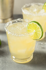 Boozy Refreshing Classic Margarita Cocktail