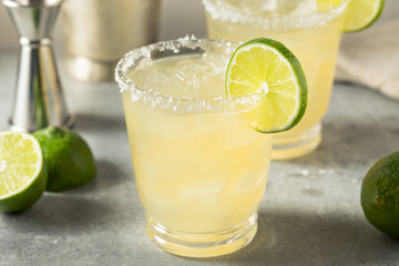 Boozy Refreshing Classic Margarita Cocktail