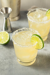 Boozy Refreshing Classic Margarita Cocktail