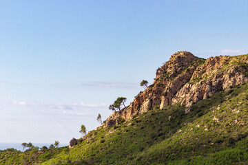 View from Sa Gramola mountain in Mallorca (Spain)