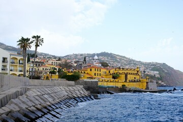 Madeira, Portugal - panorama with the old castle in Funchal