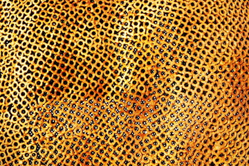 yellow metal background